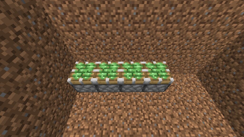 🟢 Placing sticky pistons at the bottom of a Minecraft Automated Castle Gate build