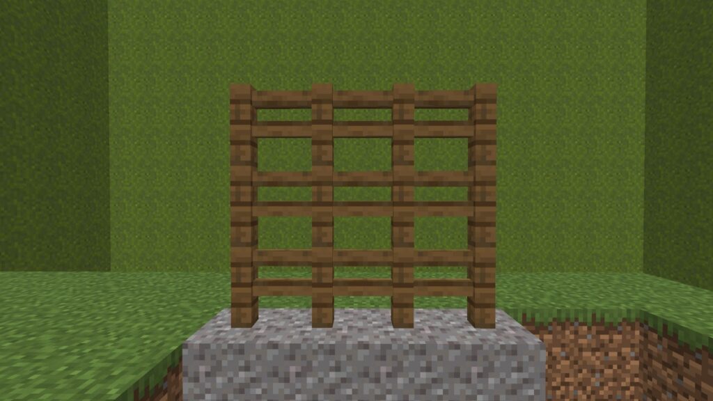 🚧 Building the fence gate section of a Minecraft Automated Castle Gate